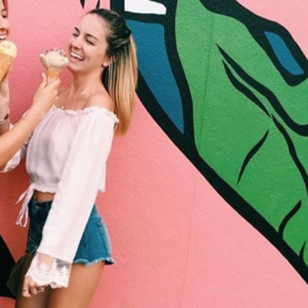 tobi detailed sleeve top